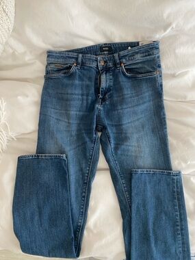 HUGO BOSS mens straight stretch denim jeans